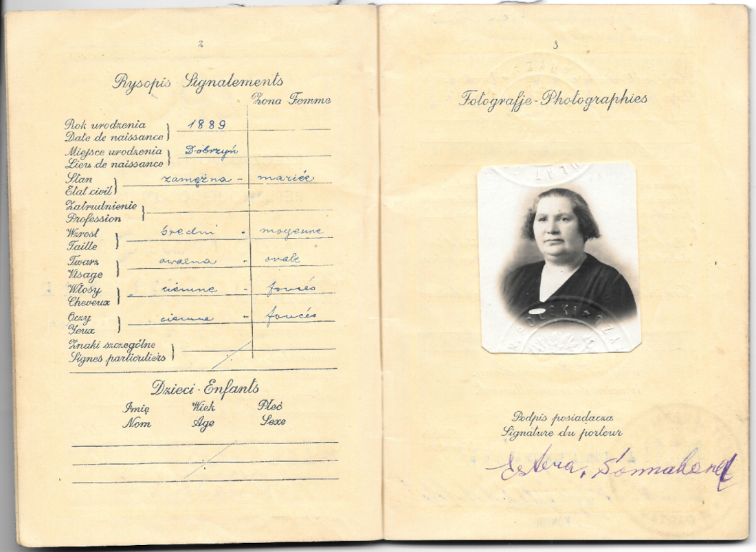15b Estera Sonnabend paszport 2A