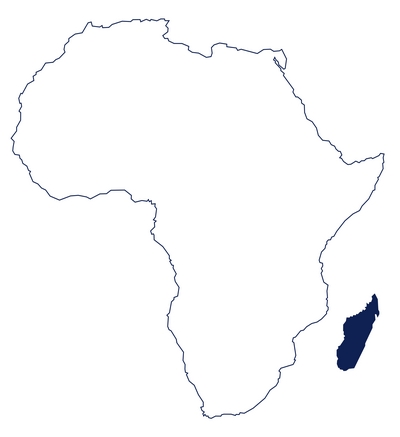 mapka Madagaskar